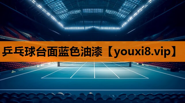 乒乓球台面蓝色油漆