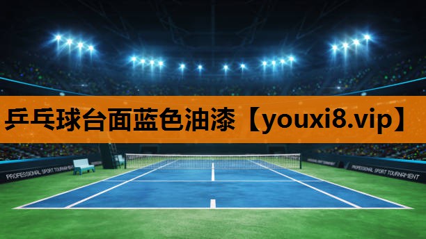 乒乓球台面蓝色油漆